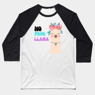 No Prob LLama Baseball T-Shirt